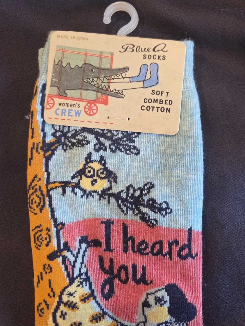 Blue Q Graphic Socks